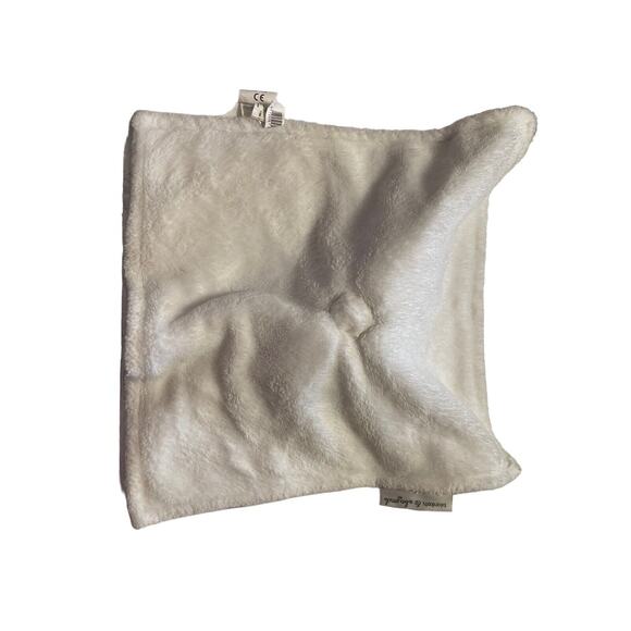 Blankets and Beyond Elephant Owl Grey Blue Plush Baby Lovey Security Blanket - Picture 2 of 9